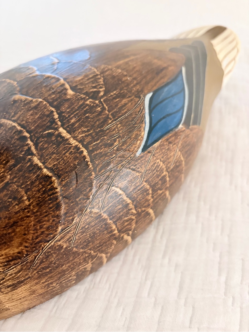 Handcrafted Wildfowler Decoys Mallard Duck decoy hand painted wood- Home Accents - Picture 4 of 11